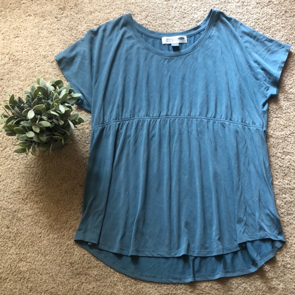 OLD NAVY Blue Maternity Blouse